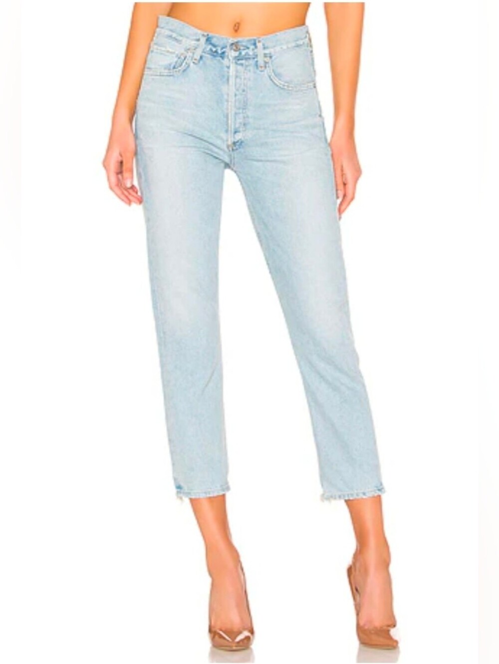❤️ CITIZENS OF HUMANITY CHARLOTTE HIGH RISE STRAIGHT CROP JEANS, 8 (29)
